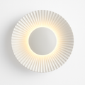 Applique murale moderne LED forme de soleil métallique Hasna