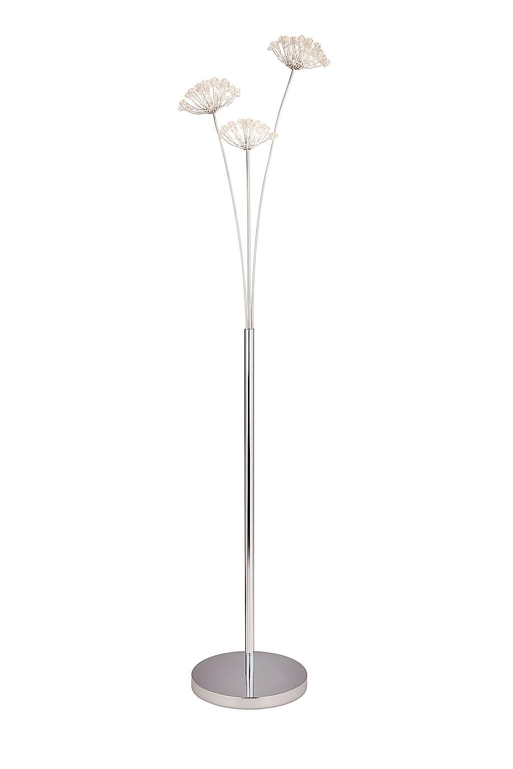 Lampadaire design moderne à LED en forme de fleurs