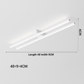Plafonnier design industriel LED avec barre lumineuse Warren