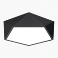 Plafonnier LED design géométrique en diamant