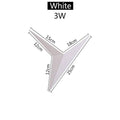 Applique murale design à LED en triangle métal Loft