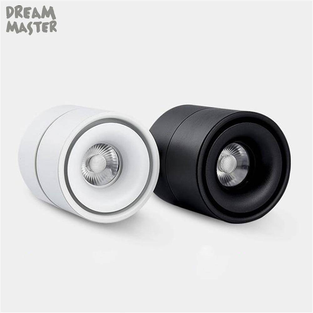 Spot LED orientable cylindrique Rotation