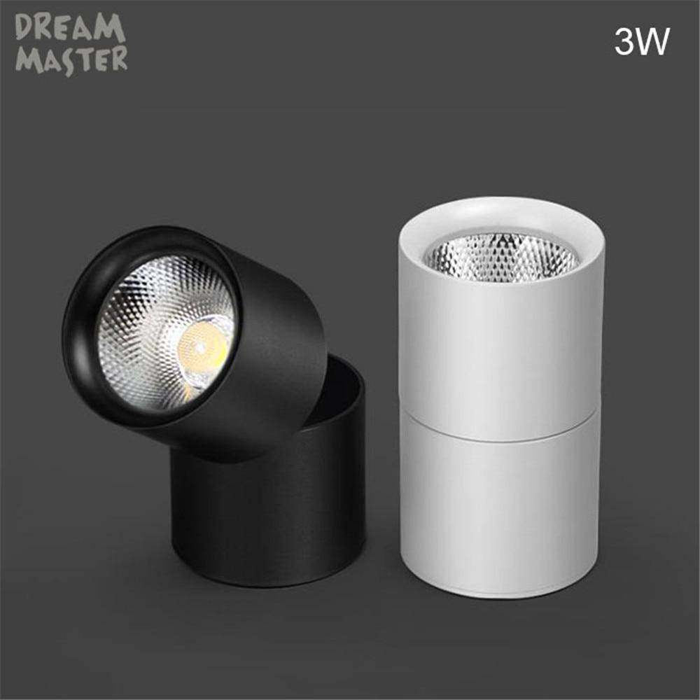 Spot LED orientable cylindrique Rotation