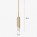 Suspension design à LED en métal style cylindre Loft
