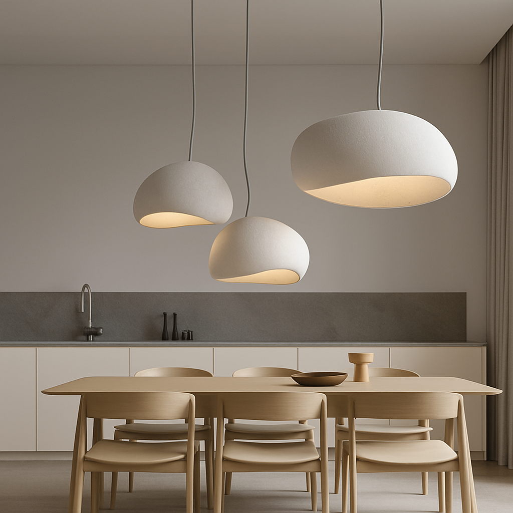 Suspension design LED minimaliste de forme originale Boaz